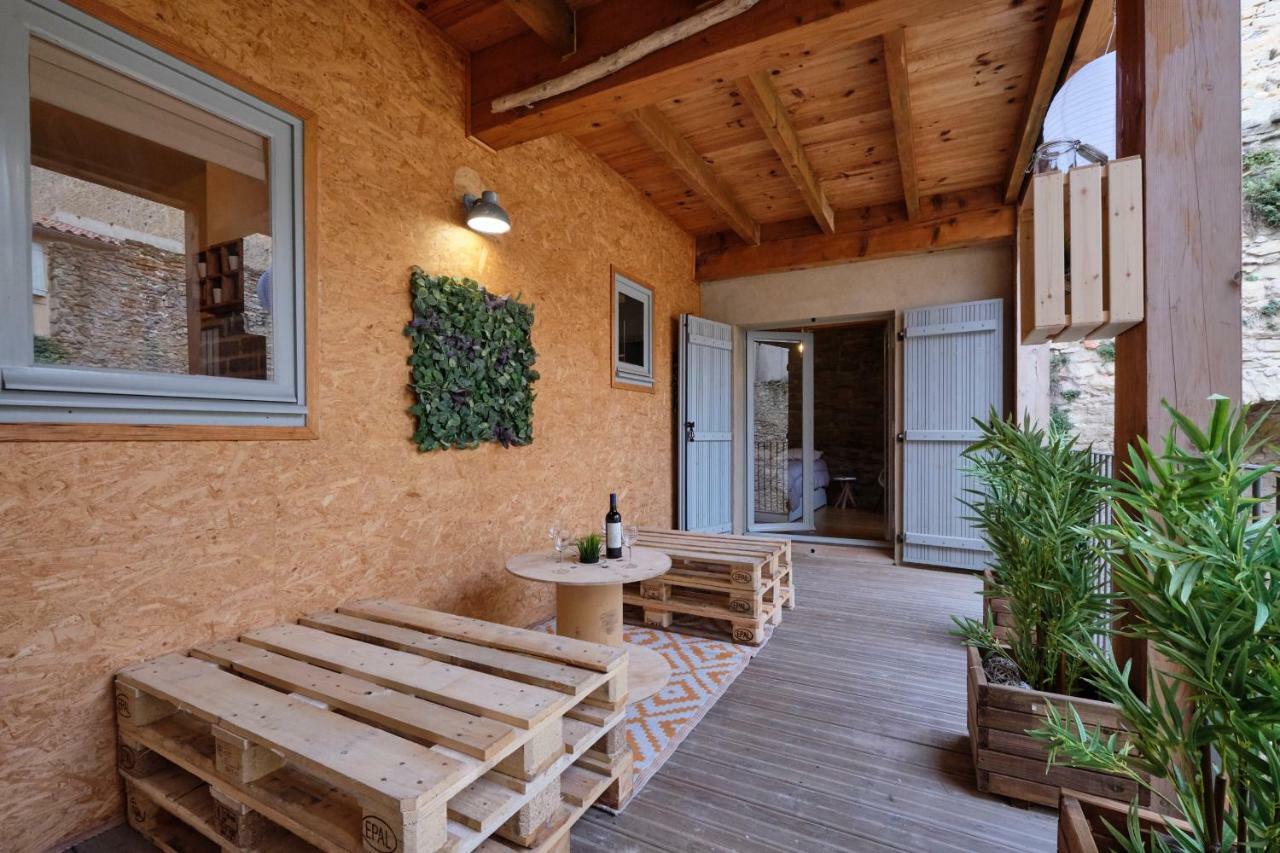 Melina - Appartement Dans Les Remparts De La Bastide Avec Parking Et Terrasse Carcassonne Luaran gambar